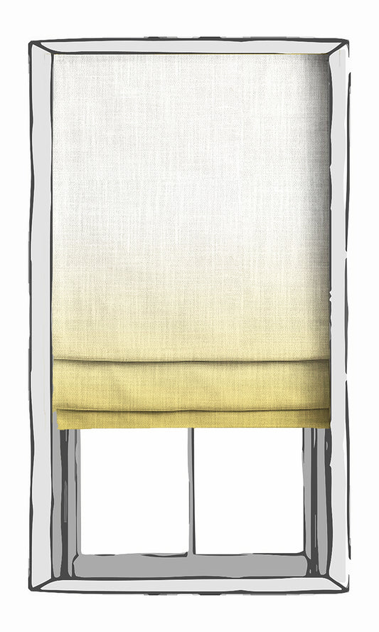 2-Tone Ombre Curtain Panels (Yellow)