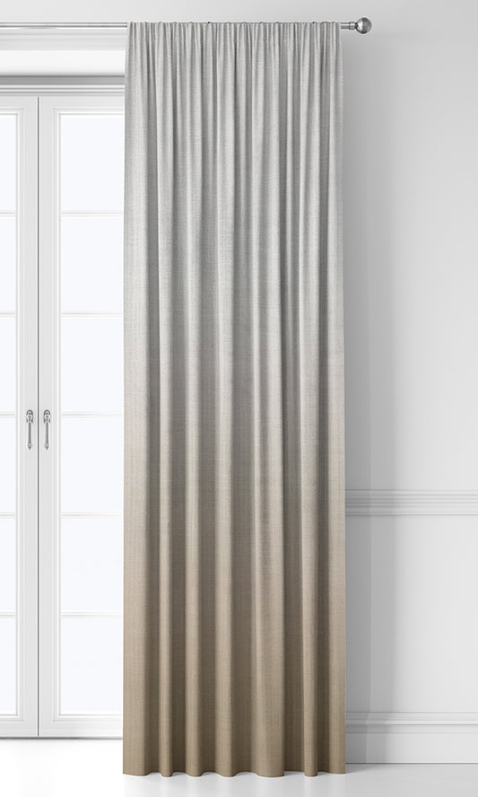 2-Tone Ombre Curtains (Beige)