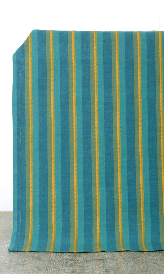 Made to Measure Cotton Window Curtains (Blue)