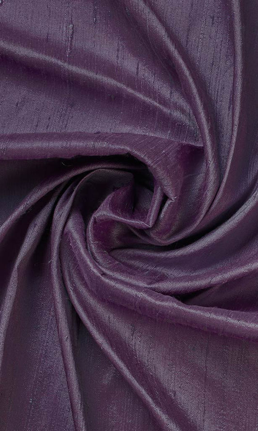 Dupioni Silk Home Décor Fabric By the Metre (Purple)