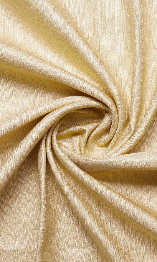 Silk Blend Curtain Panels (Champagne Yellow)