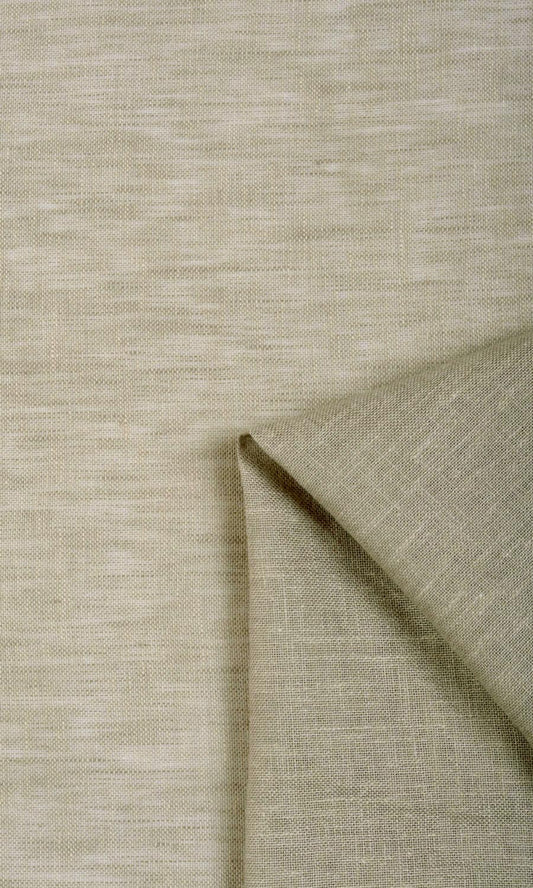 Sheer Linen Curtain Panels (Brown)