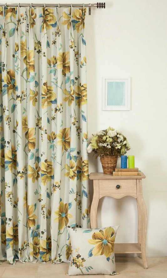 Made to Measure Window Curtains (Yellow)