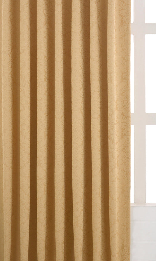 Blackout Window Curtain Panels (Mustard Yellow/ Sorrell Brown)