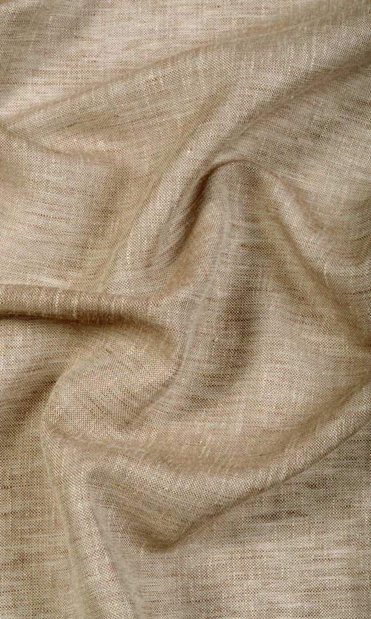 Linen Sheer Drapery (Beige/ Brown/ Umber)