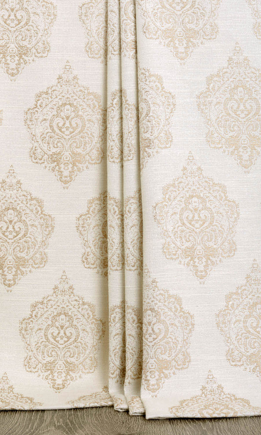 Custom Length Home Décor Fabric By the Metre (Off White/ Pale Beige)