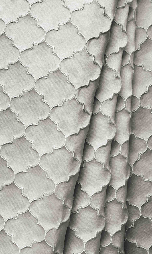 Silk Blend Custom Home Décor Fabric Sample (Taupe Grey)