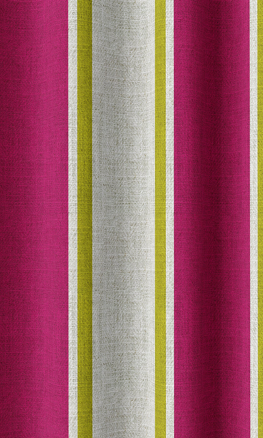 Modern Striped Print Home Décor Fabric Sample (Pink)