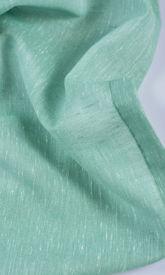 Plain Sheer Curtains (Cyan Green)