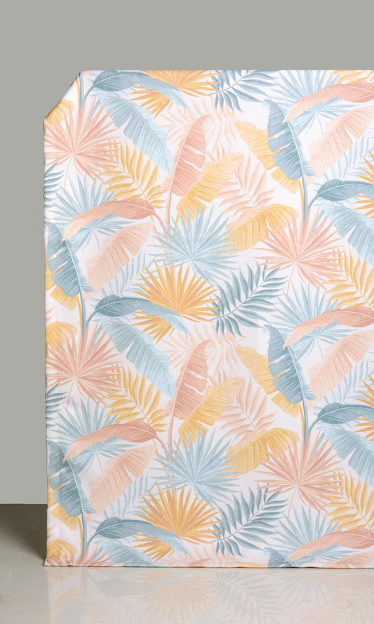 Botanical Floral Home Décor Fabric By the Metre (Pink/ Blue/ Yellow)