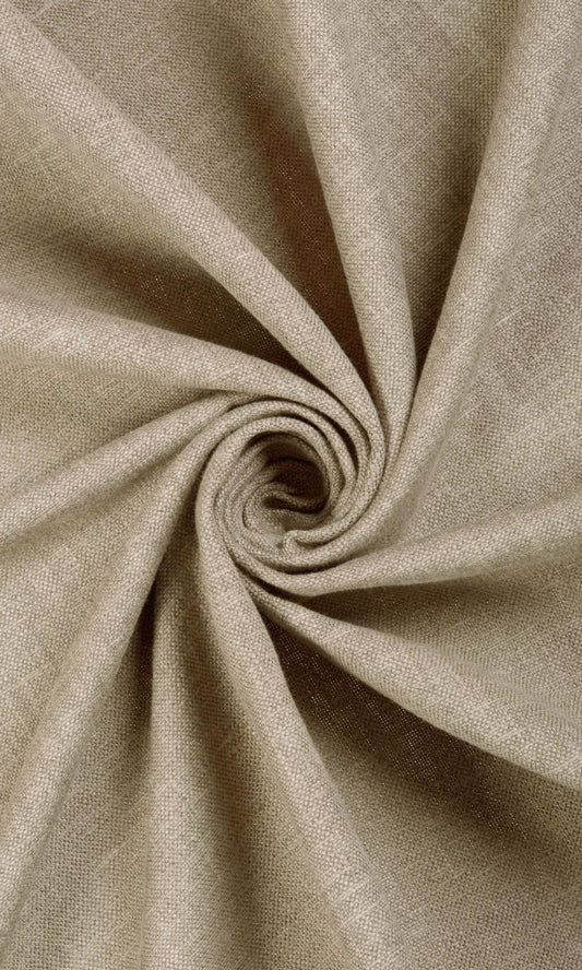 Linen Blend Custom Size Home Décor Fabric Sample (Brown)