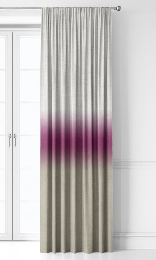 3-Tone Ombre Curtains (Pink/ Warm Beige)