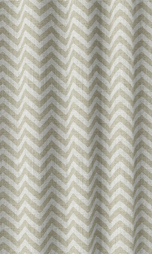 Modern Geometric Print Drapery Panels (Beige/ White)