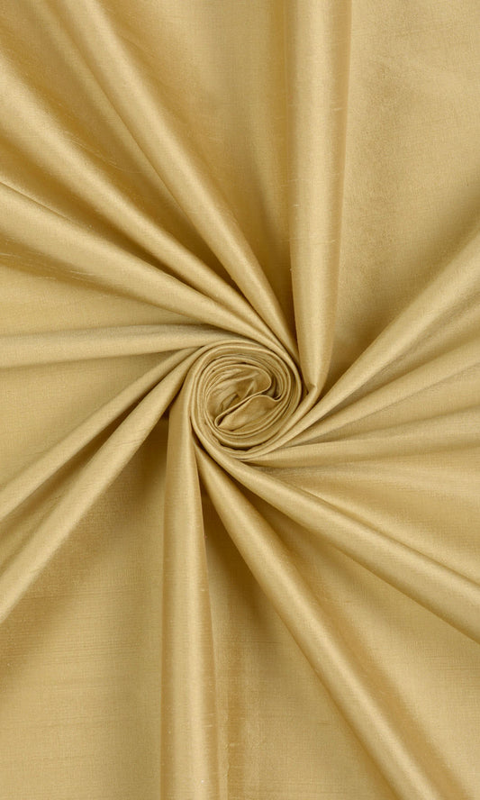 Shantung Silk Custom Curtains/ Drapes (Mustard Yellow)