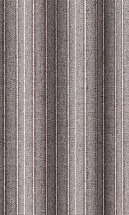 Modern Striped Custom Home Décor Fabric Sample (Plum Purple)
