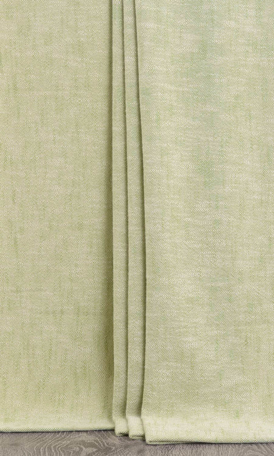 Plain Cotton Curtains (Light Green)