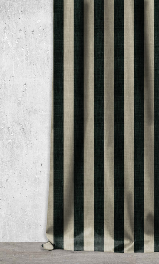 Geometrical Pattern Home Décor Fabric Sample (Black/ Stone Grey)