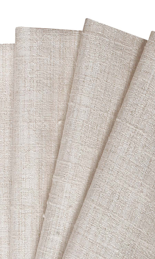 Faux Silk Curtains/ Drapes (Ivory/ Pale Beige)