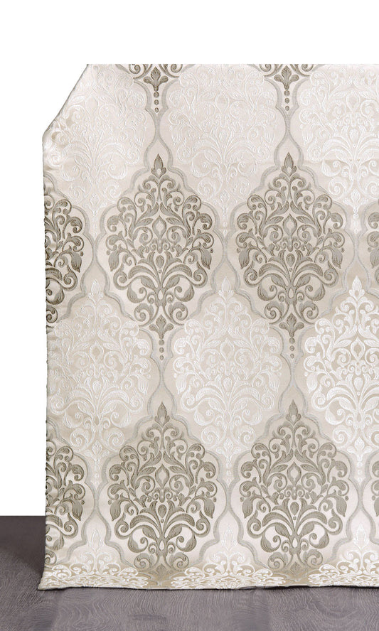 Made-to-Order Custom Print Window Drapes (Beige)