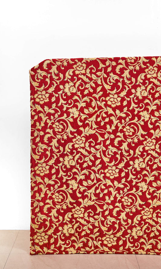 Made-to-Order Curtain Panels (Beige/ Red)