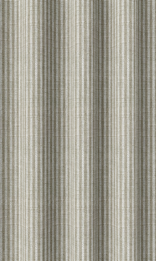 Pinstripe Home Décor Fabric Sample (Beige/ White)