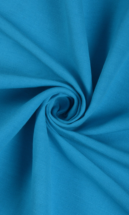 Made to Measure Cotton Home Décor Fabric Sample (Blue)