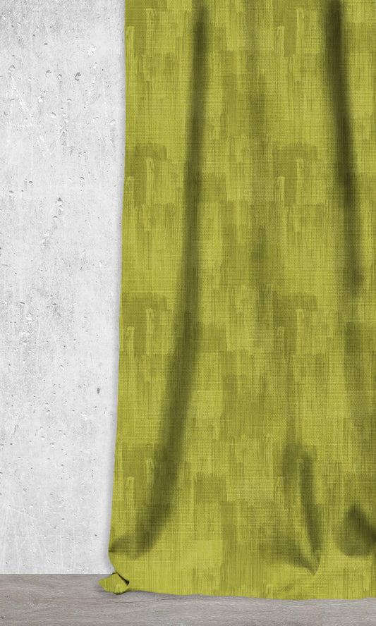 Watercolor Effect Home Décor Fabric By the Metre (Green)