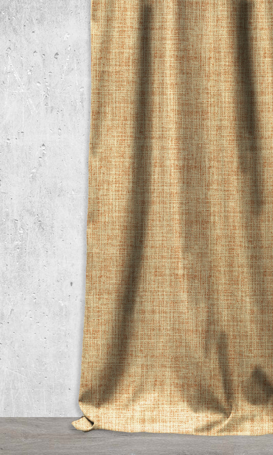 Custom Home Décor Fabric By the Metre (Terra Cotta/ Sandy Beige)