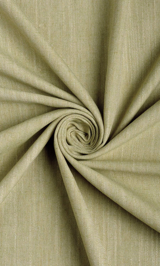 Plain Linen Texture Curtains (Green)