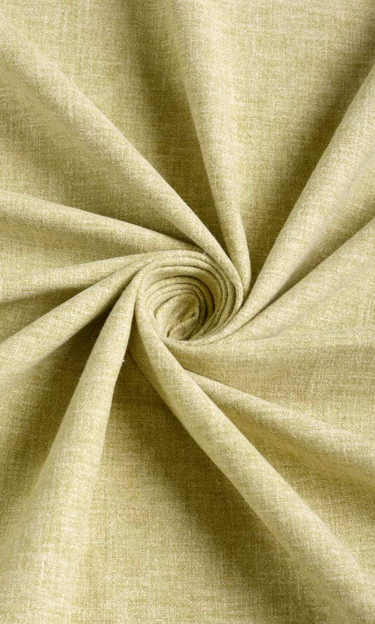 Poly-Cotton Curtains (Pale Olive)