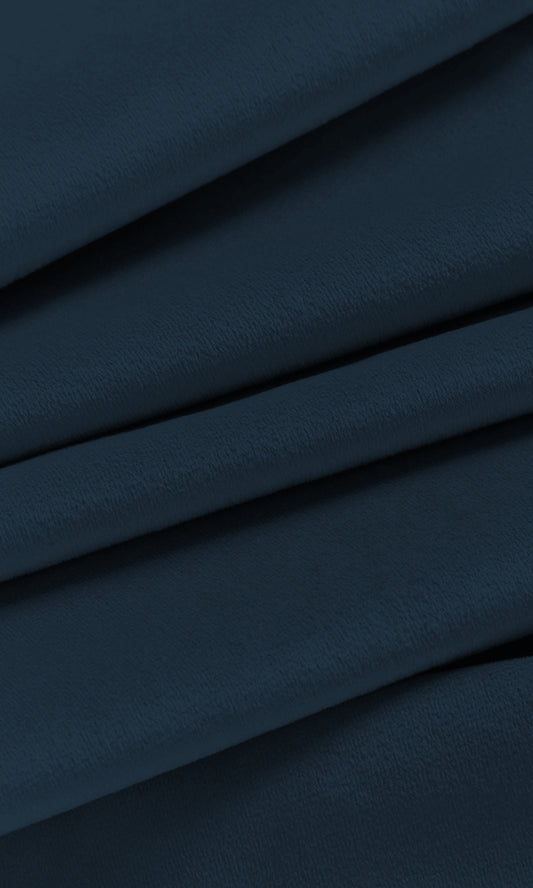 Velvet Curtain Panels (Navy Blue)