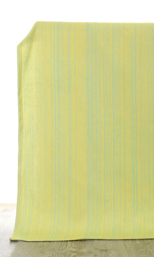 Cotton Drapery (Yellow/ Light Green)