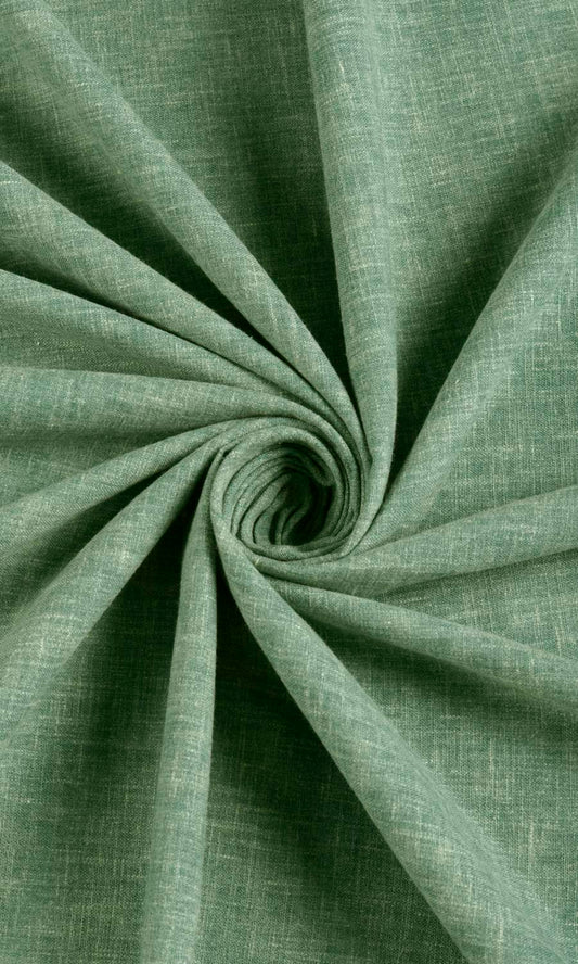 Poly-Cotton Blend Curtain Panels (Jade)