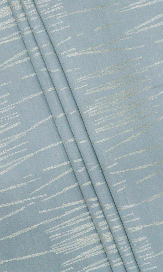 Abstract Patterned Drapery (Light Blue)