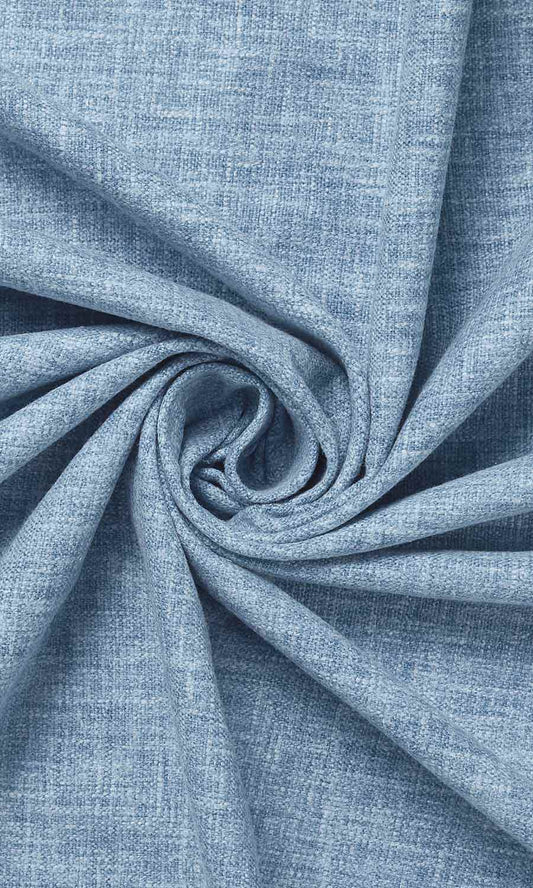 Cotton Blend Custom Window Home Décor Fabric Sample (Blue)