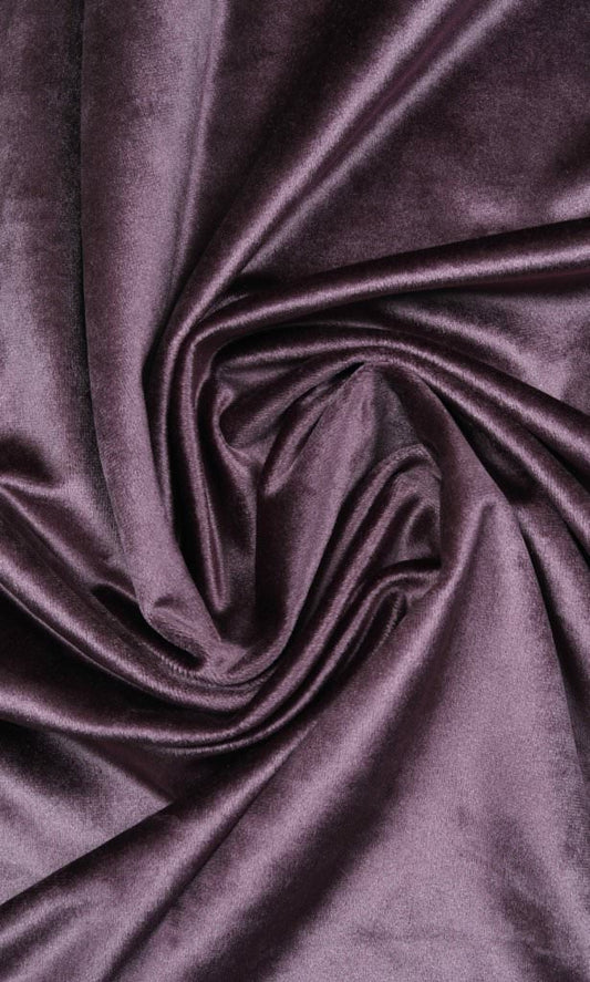 Velvet Curtain Panels (Purple)