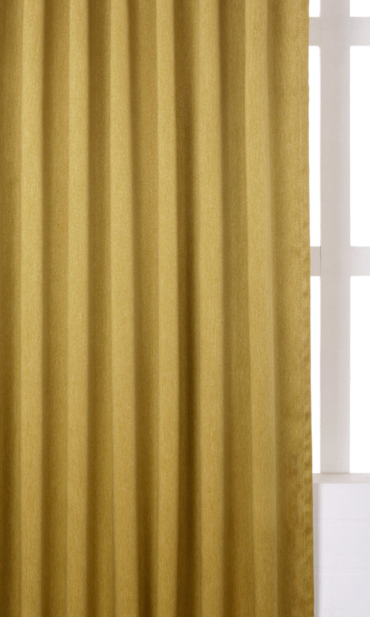 Blackout Custom Window Home Décor Fabric Sample (Mustard Yellow)