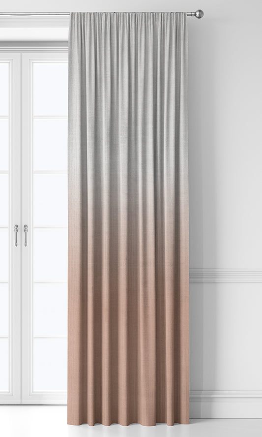 2-Tone Ombre Curtain Panels (Salmon)